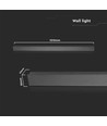 20W LED lineaire wandlamp, 101cm - IP65, 4000K, antraciet, 1010x60x50mm