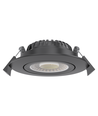 7W Ø8,3cm DimToWarm+CCT inbouwspot dimbaar RA96 - Gat: Ø6,8 cm, Zwart