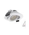 7W Inbouwspot RA96, DimToWarm+CCT, Dimbaar - Gat: Ø6,8 cm, Afm: Ø8,3 cm, Witte rand