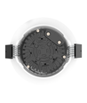 7W Inbouwspot RA96, DimToWarm+CCT, Dimbaar - Gat: Ø6,8 cm, Afm: Ø8,3 cm, Witte rand