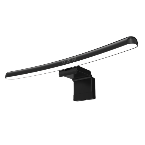 Gebogen Monitor Schermlamp CCT - 40cm breed, Voor PC-scherm, met touch bediening