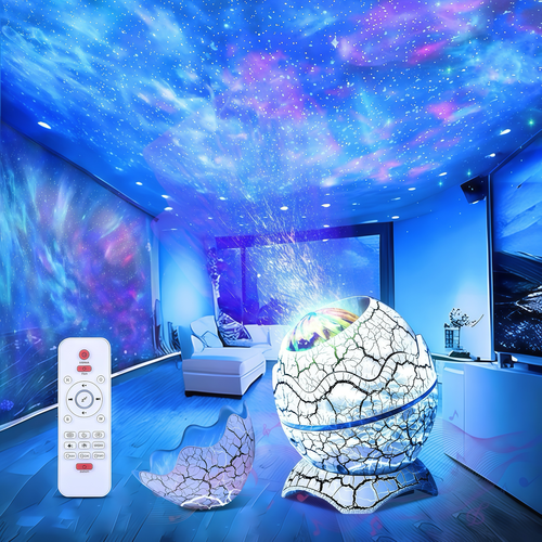 Galaxy-projector - Dinosaurusei, 5V USB, afstandsbediening