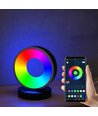 Cirkel RGBIC lamp - 18x15cm, Bluetooth, 5V USB