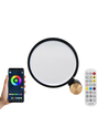 Slim Cirkel RGBIC lamp - Wit, Ø20cm, Bluetooth, 5V USB