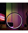 Slimme Cirkel RGBIC lamp - Wit, Ø30cm, Bluetooth, 5V USB