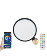 Slimme Cirkel RGBIC lamp - Wit, Ø30cm, Bluetooth, 5V USB