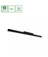 SHIFT CCT- Line M Lineaire Armatuur 17W - 602x23x42mm, 100°, Zwart, CCT Schakelaar