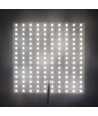 25x25 vouwbaar 17,5W RGB+CW LED-paneel RA95 - 24V DC, IP20