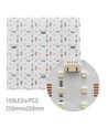 25x25 vouwbaar 17,5W RGB+CW LED-paneel RA95 - 24V DC, IP20