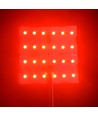 25x25 vouwbaar 17,5W RGB+CW LED-paneel RA95 - 24V DC, IP20