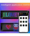 2x Pixel matrix paneel 20x64 - Bluetooth, 5V USB