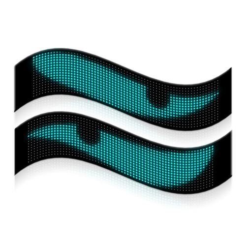 1x Pixel matrix paneel 16x96 - Bluetooth, 5V USB