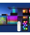 RGBIC Lichtgordijn 2x2 meter - Programmeerbare patronen en tekst