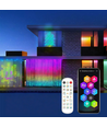 RGBIC Lichtgordijn 2x2 meter - Programmeerbare patronen en tekst