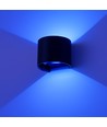 6W Wandlamp - IP65, Rond, RGB + CCT Tuya, Zwart, Up/down, Verstelbaar, Binnen / buiten, Incl. lichtbron