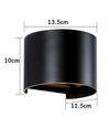 6W Wandlamp - IP65, Rond, RGB + CCT Tuya, Zwart, Up/down, Verstelbaar, Binnen / buiten, Incl. lichtbron