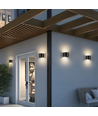 6W Wandlamp - IP65, Rond, RGB + CCT Tuya, Zwart, Up/down, Verstelbaar, Binnen / buiten, Incl. lichtbron