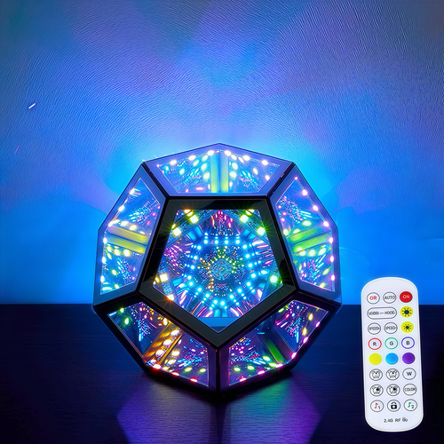 Infinity mirror light - RGBW, 9W, USB, afstandsbediening