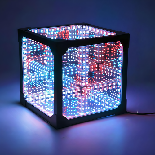 Infinity Cube 10x10 RGBIC - 3D-lichteffect, afstandsbediening, USB