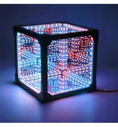 Infinity Cube 15x15 RGBIC - 3D-lichteffect, afstandsbediening, USB
