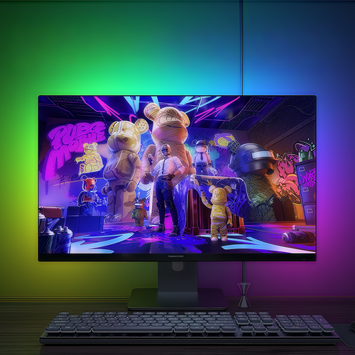 PC Sync LED-strip 27" scherm 4 zijden - RGBIC, USB, 60 LED/m