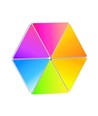 10 st. Hexagon Tri Panels - Wandlamp, RGBIC, afstandsbediening, app-bediening