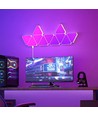 RGBIC Hexagon Tri Panels set van 6 stuks - afstandsbediening, app-bediening, wandverlichting