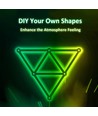 Hexa-Light RGBIC complete set - 9 lichtstrips, wandmontage, Bluetooth-app, USB, zwart