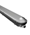 120cm 40W Gigant Pro LED armatuur - Doorvoerbedraad, 150lm/W, Instelbaar Wattage, IP66, IK10, Zwart