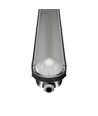 120cm 40W Gigant Pro LED armatuur - Doorvoerbedraad, 150lm/W, Instelbaar Wattage, IP66, IK10, Zwart