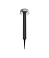 2,5W Solar tuinlamp met prikpen - 3-staps dimbaar, USB-C, IP44 buiten, zwart