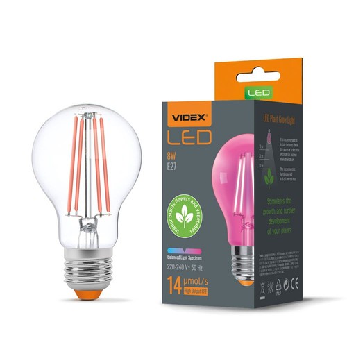 8W E27 groeilamp - A60, Fito, 230V