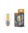 E27 6W LED filament kogellamp - G45, 800lm, 4000K, flicker free