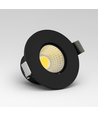 2W Ø3,8cm Focu38 meubelspot inbouw RA92 - 12V DC, Zaagmaat: Ø3,5 cm, Afmetingen: Ø3,8 cm, Zwart