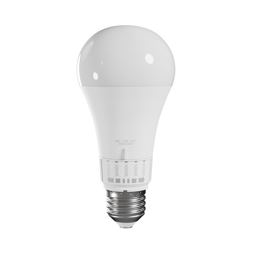 E27 13W LED lamp - GLS, 1500lm, 115lm/W, CCT instelbaar, 270 graden