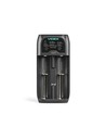 Universele USB-C batterijlader - LCD display, 2 kanalen, voor Li-ion/Ni-MH/LiFePO4, 5V/2A