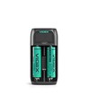 Universele USB-C batterijlader - LCD display, 2 kanalen, voor Li-ion/Ni-MH/LiFePO4, 5V/2A