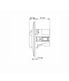 Enkele Schuko-wandcontactdoos - USB-A+USB-C, wit