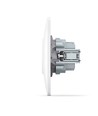 Schuko stopcontact - enkel, wit