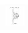 Schuko stopcontact - enkel, wit