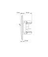 Dubbele CAT6+CAT6 netwerkaansluiting - RJ45, wit, inbouw, stofkap, BINERA-serie