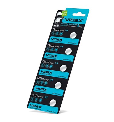 5 stuks CR1216 - Lithium batterij