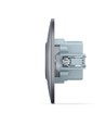 USB-A + Type-C stopcontact 20W snellader - Zwart grafiet, 2.4A, IP20 binnenshuis