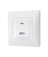 Binera stopcontact met USB-A + USB-C PD20W - Wit, inbouw, 16A, IP20