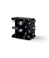 Binera opbouwdoos voor modules - Zwart grafiet, IP20, 93 x 86 x 45 mm
