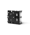 Binera opbouwdoos voor modules - Zwart grafiet, IP20, 93 x 86 x 45 mm