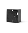 BINERA 1-module opbouwdoos voor stopcontact/schakelaar - 86x86x45 mm, IP20, zwart grafiet