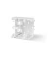 BINERA opbouwdoos voor stopcontact/schakelaar - Wit, IP20, 93x86x45mm, opbouw