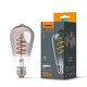 E27 4W ST64 filament LED lamp - Grafiet glas, 1800K-2100K, dimbaar, flicker free