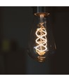 E27 4W ST64 filament LED lamp - Grafiet glas, 1800K-2100K, dimbaar, flicker free
